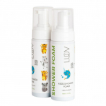 Luuv Kids Shower Foam Looduslik laste du&scaron;ivaht, 150ml