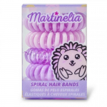Martinelia Spiral Hair Bands Juuksekummid lastele, Purple