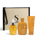 Semi Di Lino Sunshine Gift Set P&auml;ikesekaitse juuste komplekt + kosmeetikakott kingitus