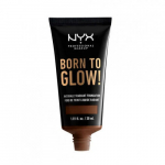 NYX Professional Makeup Born To Glow! Naturally Radiant Foundation Jumestuskreem, 22.7 Deep Walnut