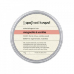 Spalvoti Kvapai Solid Shampoo Bar Niisutav tahke &scaron;ampoon, Magnolia&Vanilla