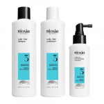 System 3 Kit Juuksehoolduskomplekt h&otilde;renevate juuste jaoks 300ml+300ml+100ml