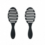 WetBrush Flex Dry Hair Brush Paindlik juuksehari, Juodas