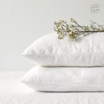 Linen Tales Linen Pillowcase Linane padjap&uuml;&uuml;r, White