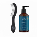Men's Detangling Comb and Porter Men's Styling Gel Set Juuksehoolduskomplekt meestele