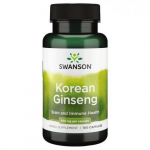 SWANSON Korean Ginseng 500mg Brain and Immune Health Toidulisand žen&scaron;enn, 100 kapsulit