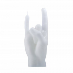 CandleHand You Rock Candle K&uuml;&uuml;nal, White
