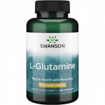 SWANSON L-Glutamine Muscle Health and Recovery 500mg L-glutamiin, 100 kapsulit