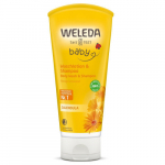 Weleda Calendula Baby Body Wash & Shampoo Saialillest &scaron;ampoon & du&scaron;ikreem, 200ml