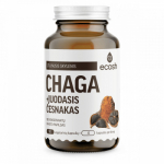 Ecosh Chaga Supplement Chaga musta k&uuml;&uuml;slauguga, 90 kapslit