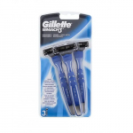 Gillette Gillette Mach3 Disposable Razors &Uuml;hekordselt kasutatav raseerija, 3 tk.