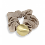 Hair Elastic Ariane Kuldse detailiga juuksekumm Cream