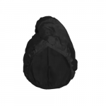 Ultra-Absorbent Sports Hair Wrap Sportlik juuste turban Black