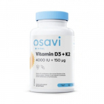 Osavi Vitamin D3 + K2, 4000IU + 150 mcg Toidulisand, 120 kapsulit