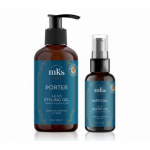 MKS eco Imperial Men's Beard Oil and Porter Men's Styling Gel Set Habeme- ja juuksehoolduskomplekt