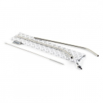 Norwex Stainless Steel Drinking Straws with Cleaning Brush and Bag Roostevabast terasest joogik&otilde;rred, Long