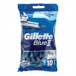 Gillette Blue II Disposable Razors &Uuml;hekordsed raseerijad, 10 tk.