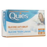 Quies Translucent Silicone Earplugs L&auml;bipaistvad silikoonist k&otilde;rvatropid, 3 Paires