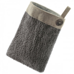 Hydrea London Sisal + Unbleached Linen SPA Mitt Kehakoorija kinnas, Grey
