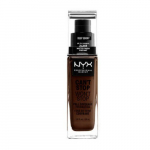 NYX Professional Makeup Can't Stop Won't Stop Full Coverage Foundation Jumestuskreem, 25 Deep Ebony