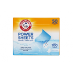Arm&Hammer Power Sheets Laundry Detergent Mugavad ja lihtsalt kasutatavad pesuvahendi lehed 50 tk