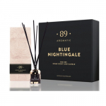 Aromatic 89 Home Fragrance & Perfumed Candle Set Kodul&otilde;hna ja palmivaha k&uuml;&uuml;nla komplekt, Blue Nightingale