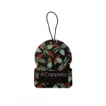 Acappella Car Perfume Black Edition L&otilde;hnastatud papp ripats, Palo santo & Sandalwood