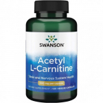 SWANSON Acetyl L-Carnitine 500mg Toidulisand Atset&uuml;&uuml;l L-karnitiin, 100 kapsulit