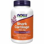 NOW Foods Shark Cartilage 750mg Toidulisand, 100 kapsulit