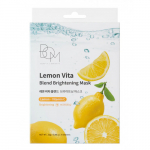 BOM Lemon Vita Blend Brightening Mask Naha kirgastav n&auml;omask, 10 tk.