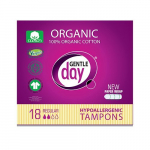 Regular Organic Cotton Tampons Orgaanilised puuvillased tampoonid 18 tk