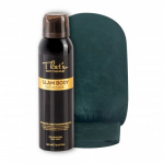Sun Makeup Glam Body Mousse Extra Dark Sun (DHA 8%) + Mitt Isepruunistav vaht + kinnas