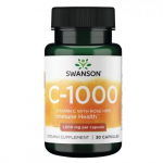 Vitamin C with Rose Hips C-vitamiin koos kibuvitsa ekstraktiga 30 kapslit