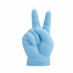 CandleHand Baby Peace Candle K&uuml;&uuml;nal, Pastel Blue