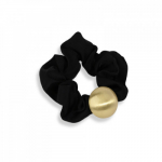 LAETI Hair Elastic Ariane Kuldse detailiga juuksekumm, Black