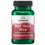 SWANSON Red Yeast Rice Cardiovascular Health Punase p&auml;rmi riisi toidulisand, 60 kapslit