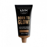 NYX Professional Makeup Born To Glow! Naturally Radiant Foundation Jumestuskreem, 18 Deep Sable