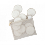 Norwex Microfiber & Bamboo Reusable Rounds Mikrokiust-bambusest padjad meigi eemaldamiseks, 10 tk.