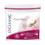 Cleanic Pure Effect Cotton Buds Kosmeetilised vatitikud, 100 tk.