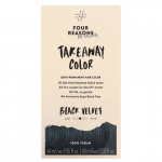 Four Reasons Original Takeaway Demi-Permanent Hair Color Juuksev&auml;rv, 1.0 Black Velvet