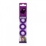 MOOMIN Hair Ring Purple Juuksekummid, 4 tk