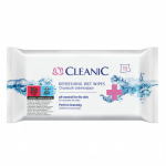 Cleanic Refreshing Wet Wipes Niisked salvr&auml;tikud, 15 tk