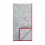 Textured Kitchen Towel Tekstuurne k&ouml;&ouml;gir&auml;tik (Baclock) Grey with Red Trim