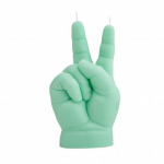 CandleHand Baby Peace Candle K&uuml;&uuml;nal, Pastel Green