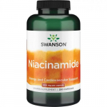 SWANSON Niacinamide 500mg Energy and Cardiovascular Support B3-vitamiin, niatsiin, 250 kapslit
