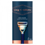 Gillette King C. Gillette Neck Razor Kahe teraga raseerija, 1 tk