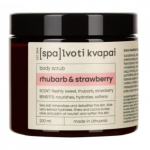 Spalvoti Kvapai Body Scrub Kehakoorija, Rhubarb&Strawberry