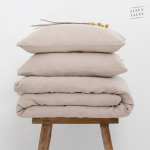 Linen Tales Warm Sand Hemp Duvet Cover Set Kanepikiust voodipesu komplekt, 200x220 50x70*2