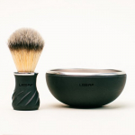 Leaf Shave Shave Bowl & Brush Raseerimiskauss ja hari Black