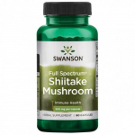 SWANSON Full Spectrum Shiitake Mushroom 500mg Immune Health Shiitake seene toidulisand, 60 kapslit